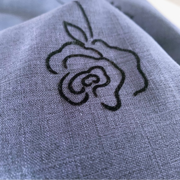 Jodi Kristopher dress with velvet flowers size 9 - Picture 4 of 8